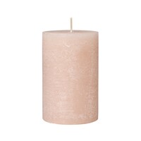 Kaars rustic dusty pink Ø 7 X H 10 cm