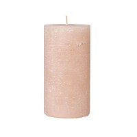 Kaars rustic dusty pink Ø 7 X H 13,5 cm