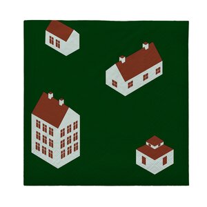 Broste Copenhagen Bo servetten papier forest green - pak van 20