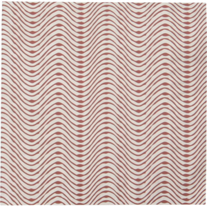 House Doctor Wave servetten papier rood - pak van 40