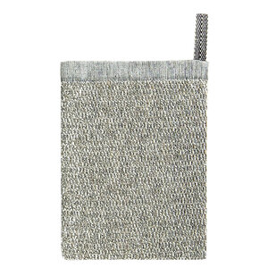 Lapuan Kankurit MERI gant exfoliant blanc, naturel et noir en lin terry