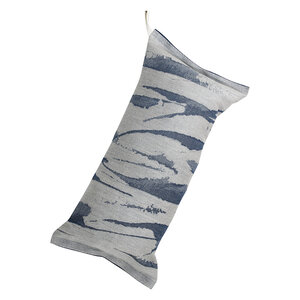 Lapuan Kankurit AALLOKKO coussin de sauna en lin bleu lin-coton