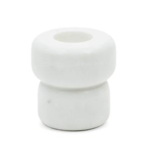 Signe photophore en marbre blanc