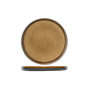 Cosy & Trendy Quintana broodbordje/ondertas amber Ø 14 cm