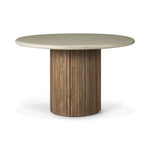 Ethnicraft Roller Max ronde tuintafel