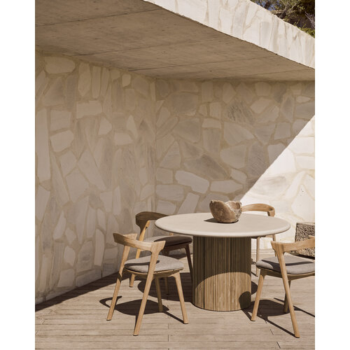 Ethnicraft Roller Max ronde tuintafel Ethnicraft Roller Max ronde tuintafel