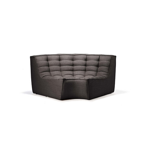 Ethnicraft N701 Sofa rond hoekelement standaard stof