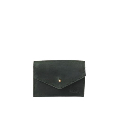 Jo's portefeuille - hunter leather groen