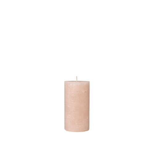 Broste Copenhagen Kaars rustic dusty pink Ø 7 X H 13,5 cm
