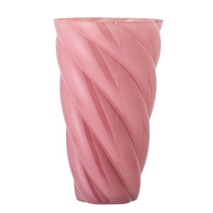 Bloomingville Callo vase en verre rose Ø17 x H29 cm