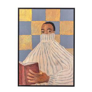 Bloomingville Filicia illustration avec cadre noir