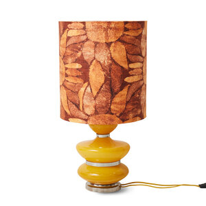 HKLiving Lampe de table Bubble pied miel - abat-jour Suite