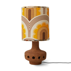 HKLiving Tafellamp Ultimate voet mud - lampenkap Motif