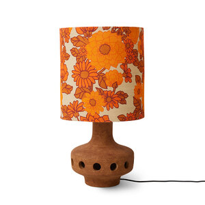HKLiving Lampe de table Ultimate pied mud - abat-jour Petal