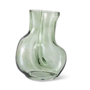 HKLiving Gleam Olive vase en verre