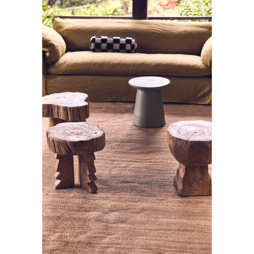 HKLiving Log houten kruk HKLiving Log houten kruk