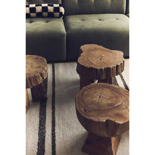 HKLiving Log houten kruk HKLiving Log houten kruk