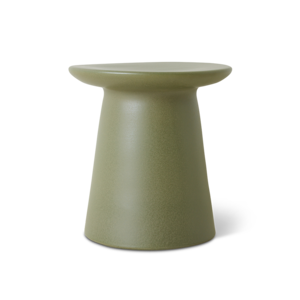 HKLiving Bijzettafel aardewerk M army Ø 40 HKLiving Bijzettafel aardewerk M army Ø 40