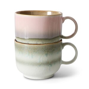 HKLiving 70s tasses à thé Nova - lot de 2 HKLiving 70s tasses à thé Nova - lot de 2