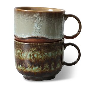 HKLiving 70s tasses à thé Odyssey - lot de 2 HKLiving 70s tasses à thé Odyssey - lot de 2