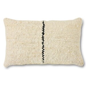 HKLiving Coussin en laine rayée naturelle 50 x 30 cm