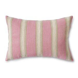 HKLiving Coussin tissé rayé Blush 60 x 40 cm