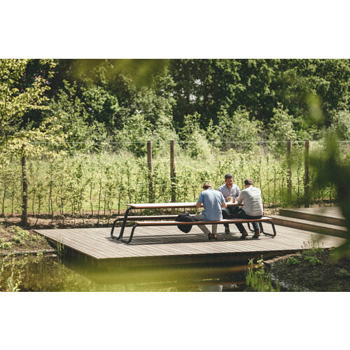 Wünder The Table picknicktafel koperbruin RAL 8004