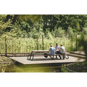 Wünder The Table picknicktafel gitzwart RAL 9005