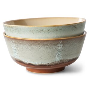 HKLiving 70s bols à ramen Verge - lot de 2