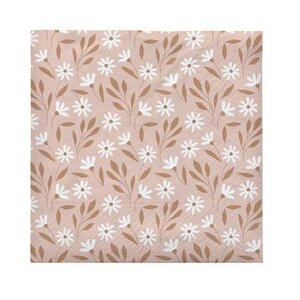 Broste Copenhagen Meadow servetten soft pink/cinnamon sand - pak van 20