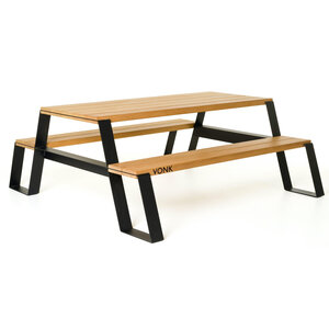 Vonk Fuse table de pique-nique noire