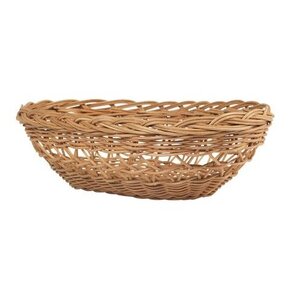 Broste Copenhagen Emmy panier en rotin naturel/brun bas Broste Copenhagen Emmy panier en rotin naturel/brun bas