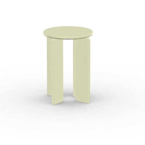 Studio Henk Soft bijzettafel 32 rond eiken gele lak Studio Henk Soft bijzettafel 32 rond eiken gele lak