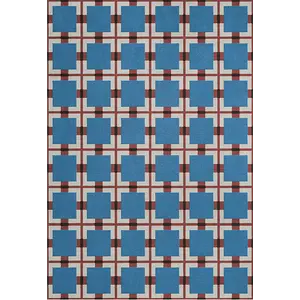 Layered Evelina Kroon tapis en laine Berry Rain