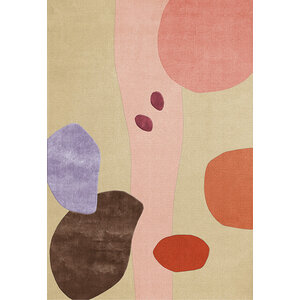 Layered Poppy Kalas tapijt Magical Garden beige Layered Poppy Kalas tapijt Magical Garden beige