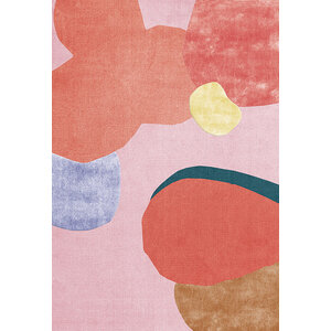 Layered Poppy Kalas tapis Flowerfield Pink