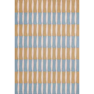 Layered Alice crawley tapis bamboo forrest blue