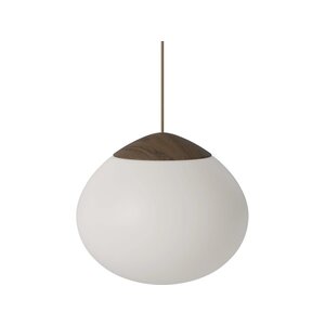 Bolia Acorn suspension Ø32 cm verre opalin mat Bolia Acorn suspension Ø21 cm verre opalin mat en chêne massif huilé foncé
