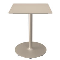 Pico vierkante tuintafel  60x60 cm ronde basis