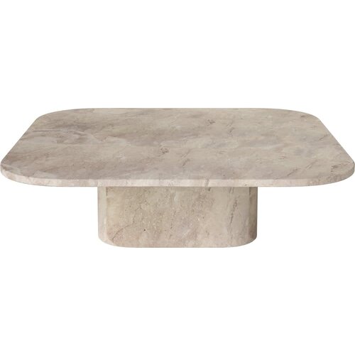 Bolia Eida outdoor salontafel 100 x 100 cm beige marmer Bolia Eida outdoor salontafel 100 x 100 cm beige marmer