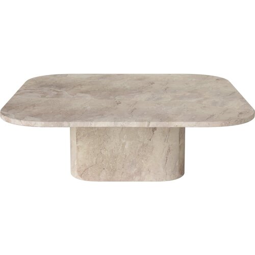 Bolia Eida outdoor salontafel 100 x 100 cm beige marmer