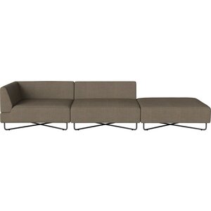 Bolia Orlando outdoor O2 sofa 3 modules met open einde - rechts