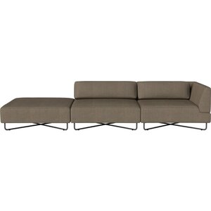 Bolia Orlando outdoor O2 sofa 3 modules met open einde - links met kussens