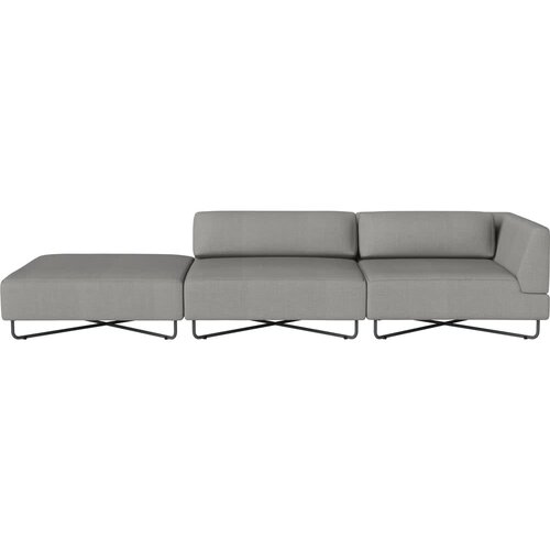 Bolia Orlando outdoor O2 sofa 3 modules met open einde - links met kussens Bolia Orlando outdoor O2 sofa 3 modules met open einde - links met kussens