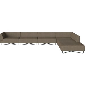 Bolia Orlando outdoor O2 sofa 6 modules met open einde - rechts