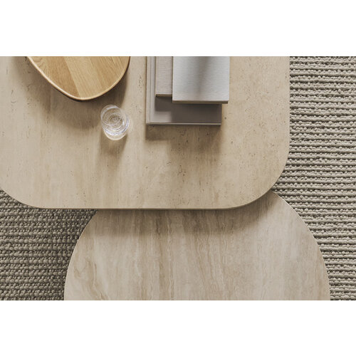 Bolia Eida salontafel Ø90 cm beige marmer