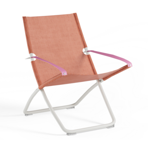 Emu Snooze fauteuil lounge matt white/pomegranate