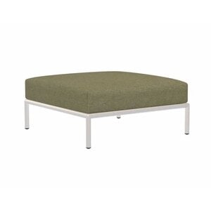 Houe Level2 lounge sofa ottoman sunbrella heritage - mat witte frame