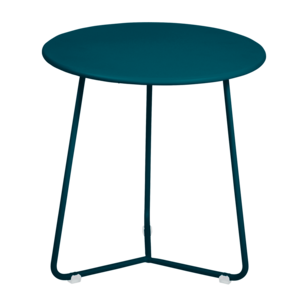 Fermob Cocotte table d'appoint en métal blue acapulco Ø 34,5 x H 36