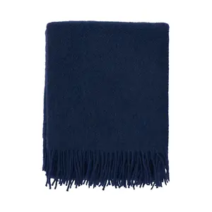 Klippan Gotland plaid bleu marine Klippan Gotland plaid bleu marine